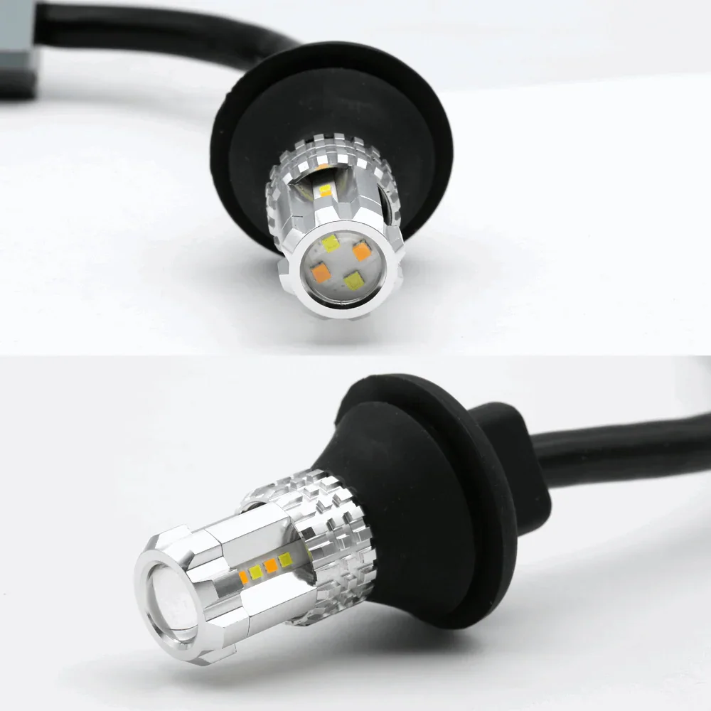 [3rd Gen] Built-in Resistor CANBUS LED Switchback Light Bulbs for Front Turn Signal Light - Image 4