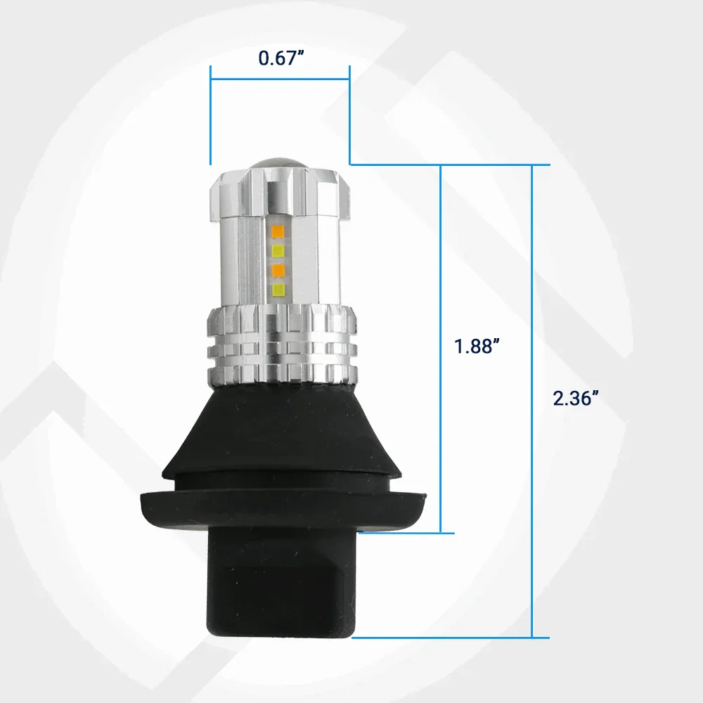 [3rd Gen] Built-in Resistor CANBUS LED Switchback Light Bulbs for Front Turn Signal Light - Image 5