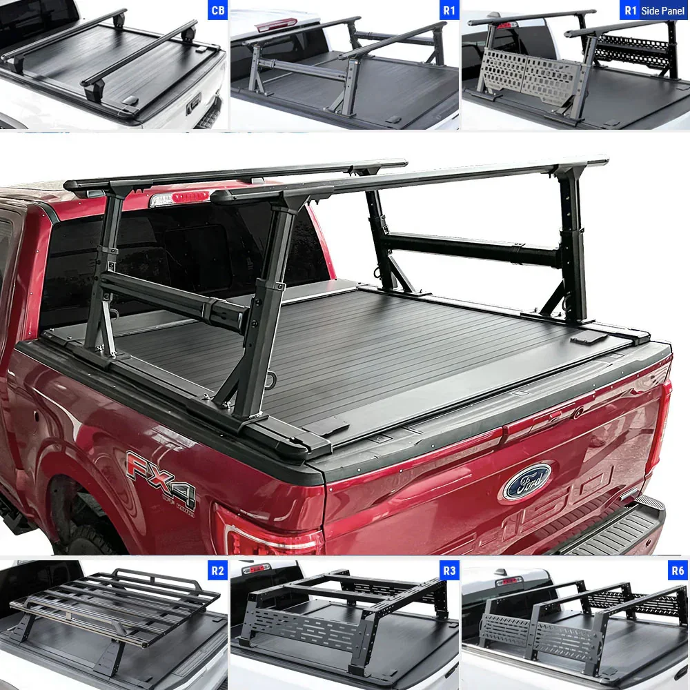 [2-in-1 Bundle] Ford F-150 Retractable Tonneau Cover w/ Rack System - Image 32