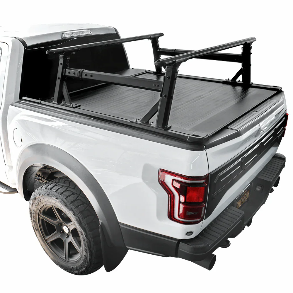 [2-in-1 Bundle] Ford Ranger Retractable Tonneau Cover w/ Rack System - Image 46