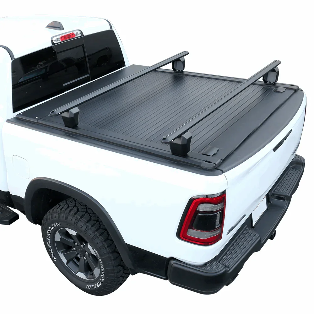 [2-in-1 Bundle] Ram 1500/2500/3500 Retractable Tonneau Cover w/ Rack System - Image 13