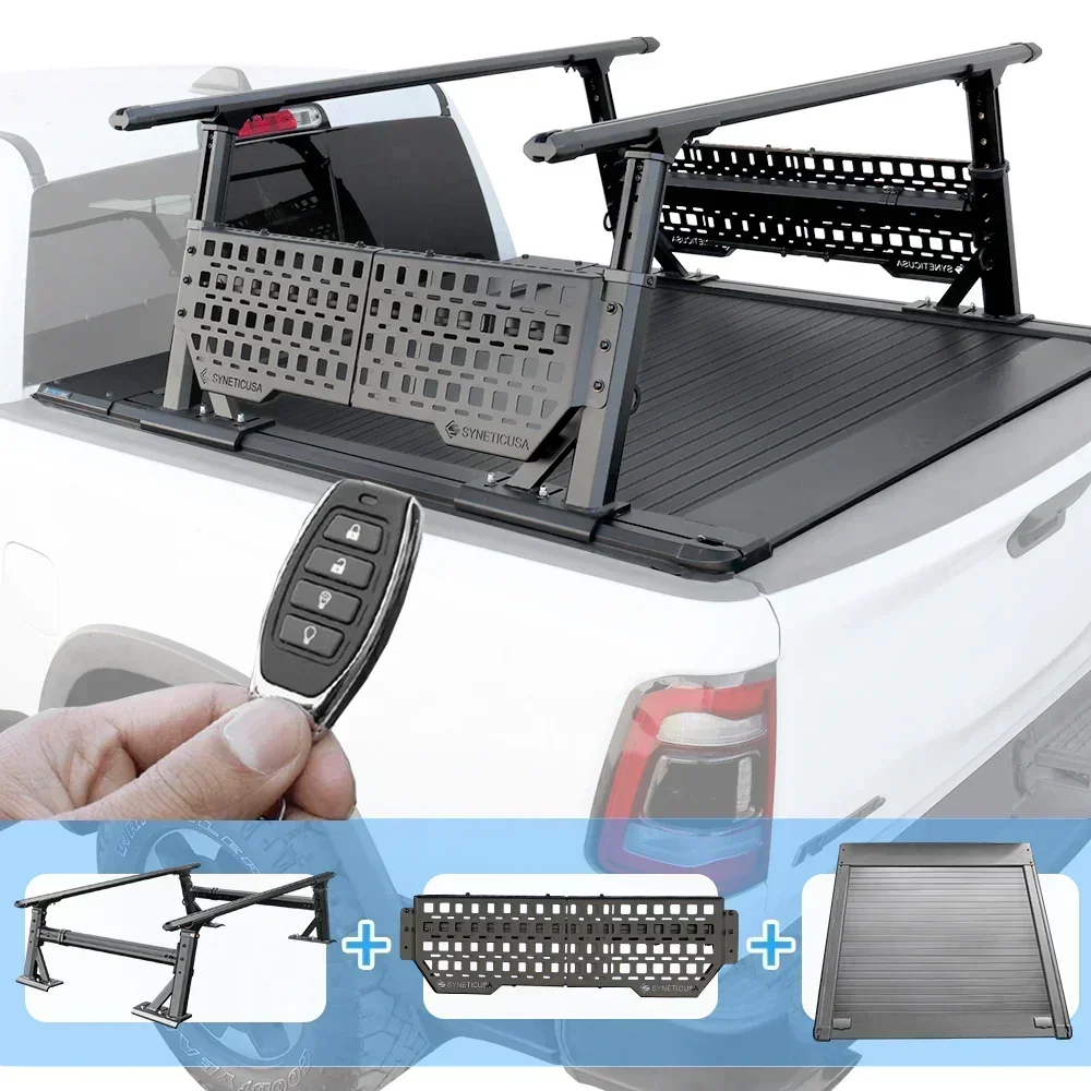 [2-in-1 Bundle] Toyota Tacoma Retractable Tonneau Cover w/ Rack System - Image 35