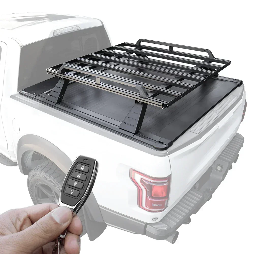 [2-in-1 Bundle] Toyota Tacoma Retractable Tonneau Cover w/ Rack System - Image 22