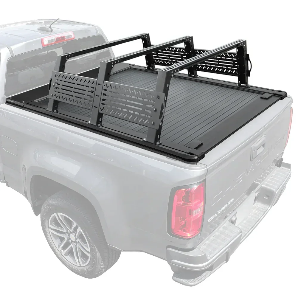 [2-in-1 Bundle] Toyota Tacoma Retractable Tonneau Cover w/ Rack System - Image 29