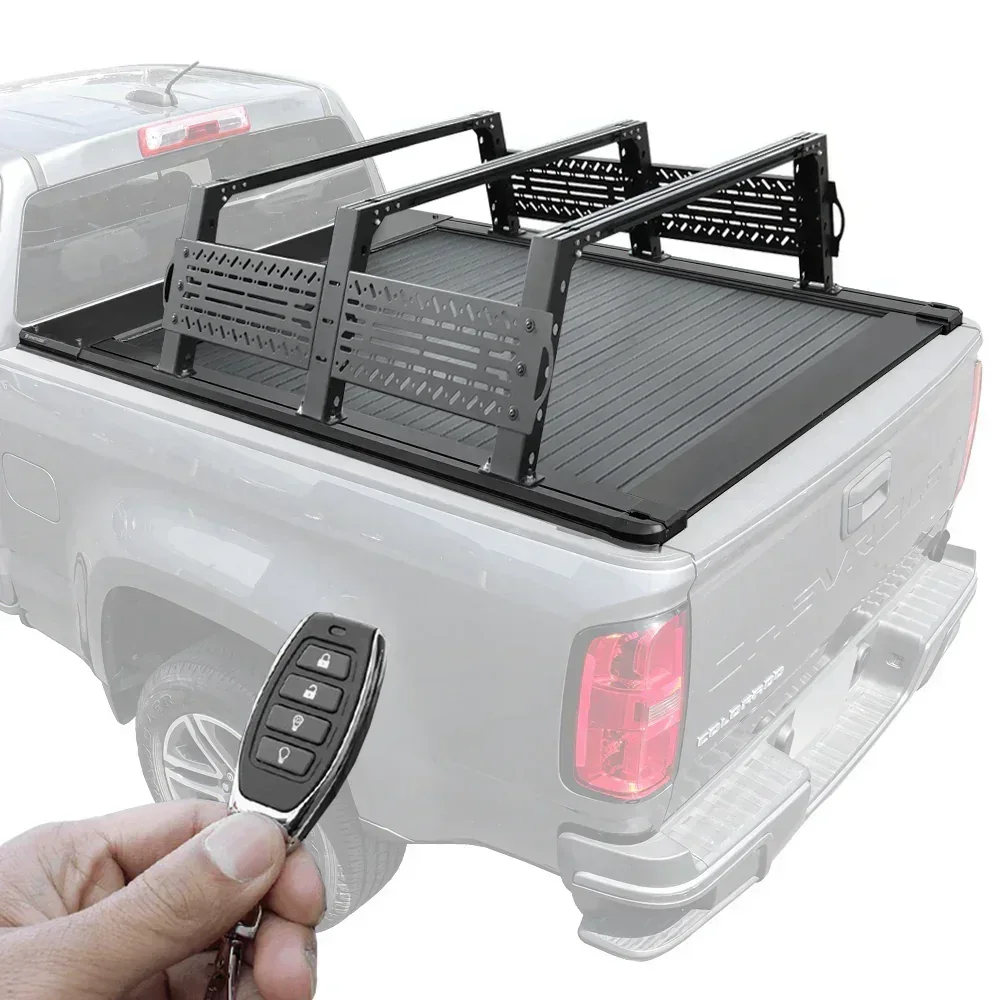 [2-in-1 Bundle] Toyota Tacoma Retractable Tonneau Cover w/ Rack System - Image 43