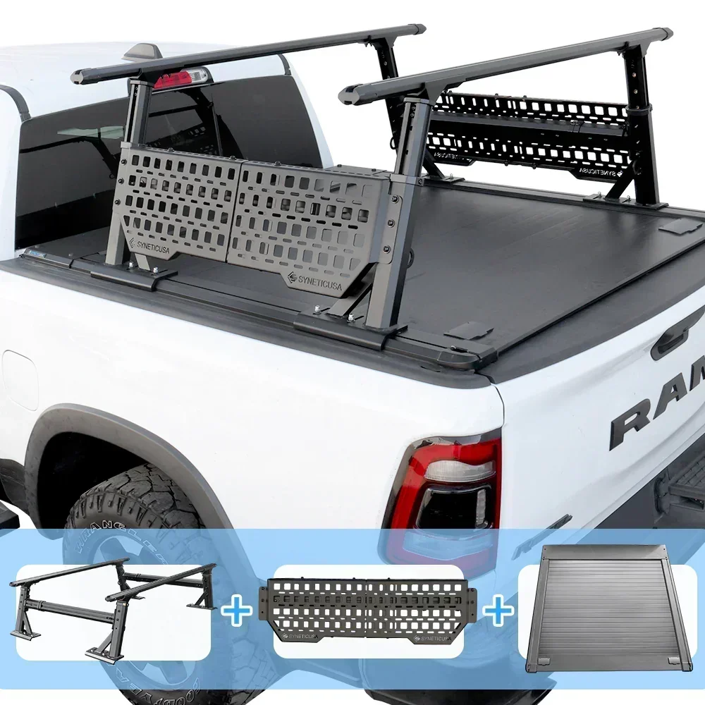 [2-in-1 Bundle] Jeep Gladiator Retractable PRO Tonneau Cover w/ Rack System - Image 18