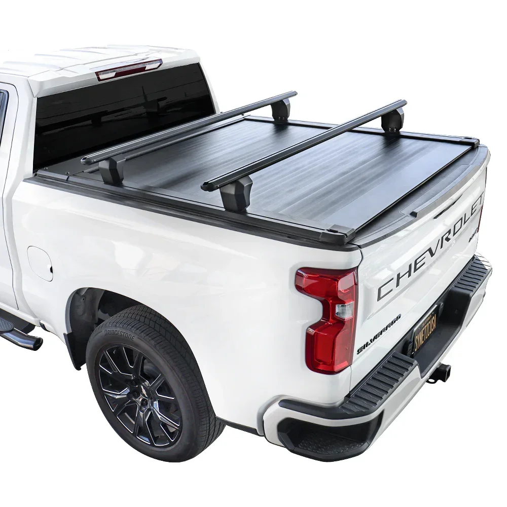 [2-in-1 Bundle] Silverado/Sierra 1500 Retractable Tonneau Cover w/ Rack System - Image 21