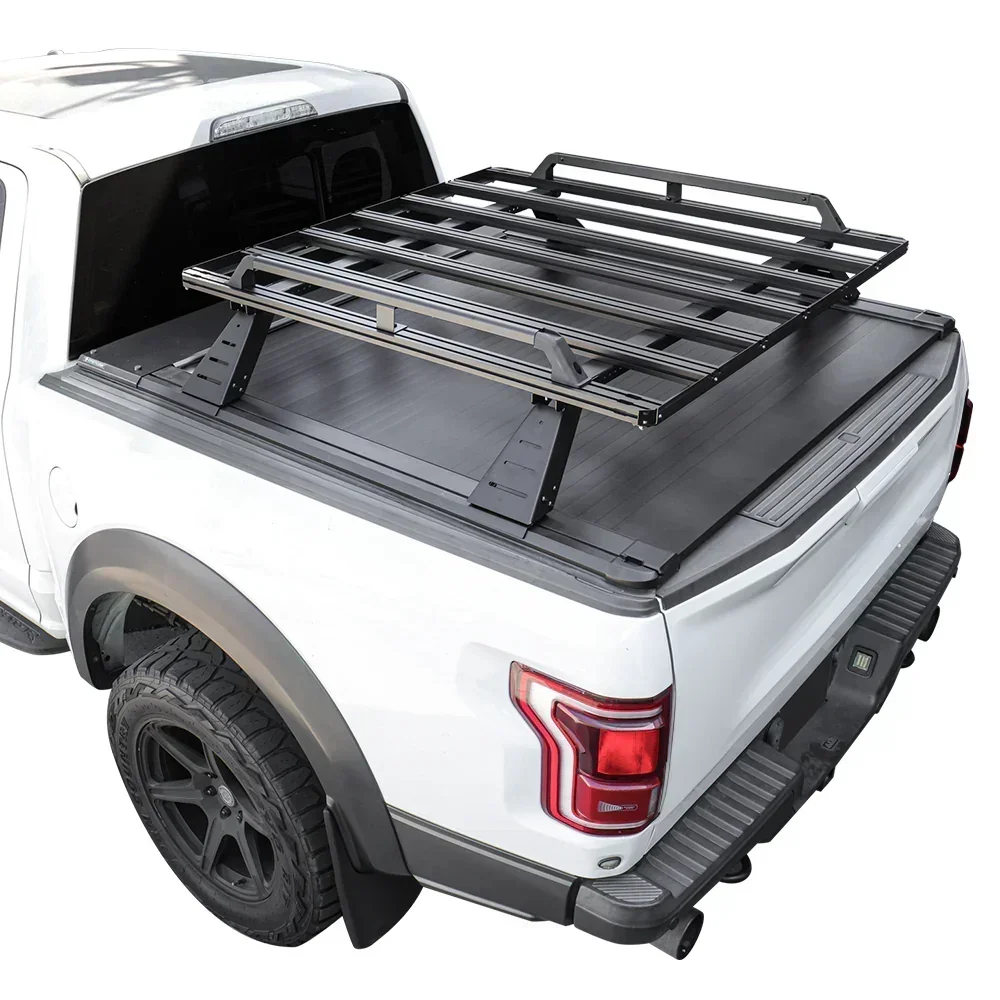 [2-in-1 Bundle] Jeep Gladiator Retractable PRO Tonneau Cover w/ Rack System - Image 14