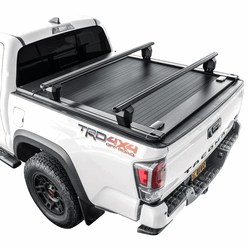 [2-in-1 Bundle] Toyota Tacoma Retractable Tonneau Cover w/ Rack System - Image 12