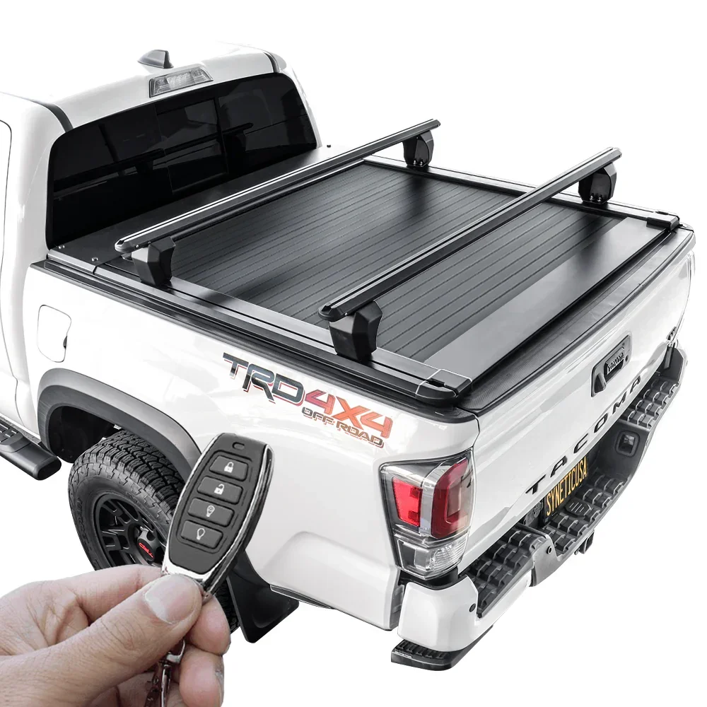 [2-in-1 Bundle] Toyota Tacoma Retractable Tonneau Cover w/ Rack System - Image 17