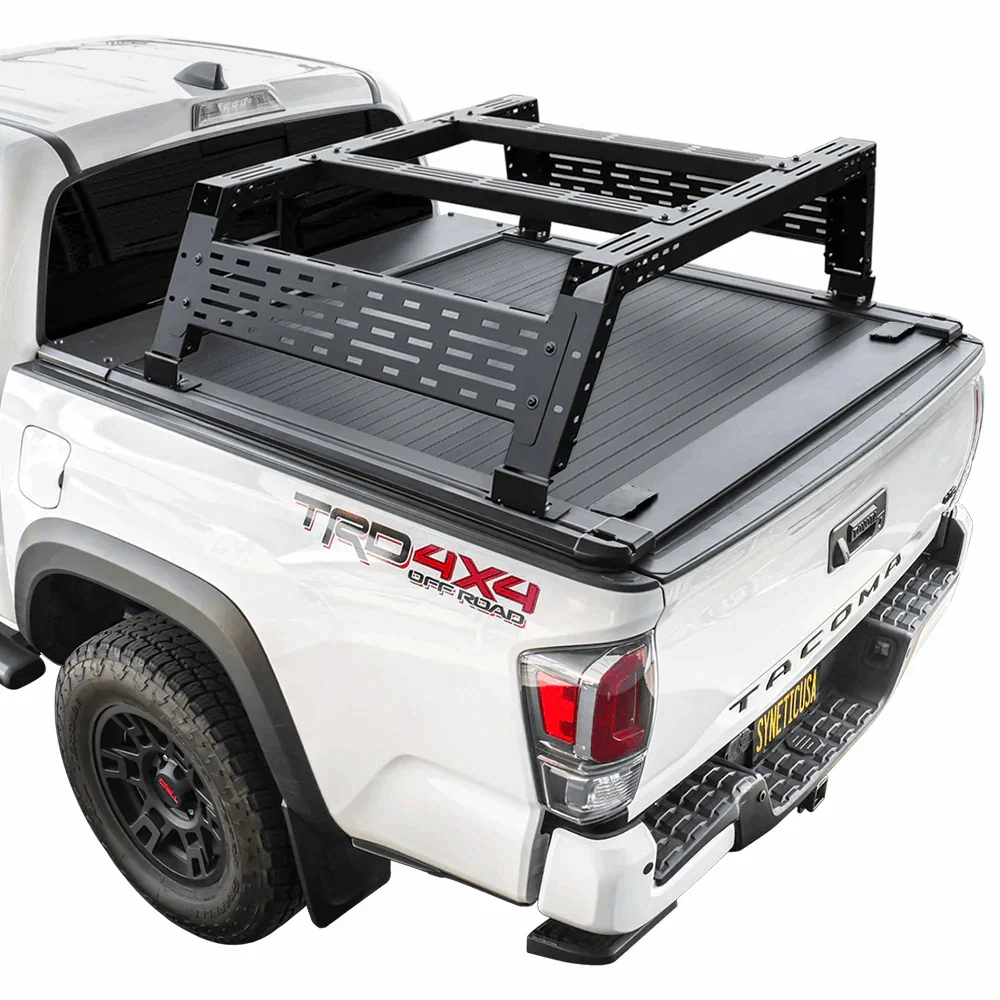 [2-in-1 Bundle] Toyota Tacoma Retractable Tonneau Cover w/ Rack System - Image 18