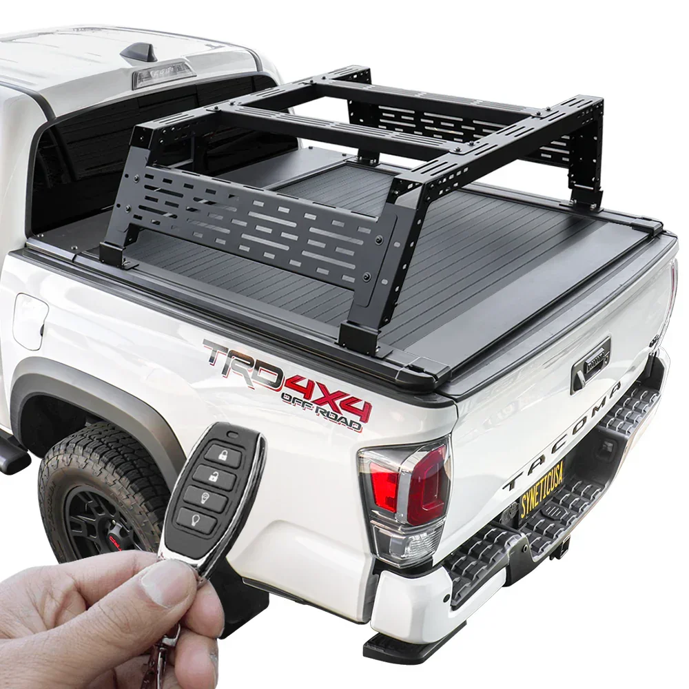 [2-in-1 Bundle] Toyota Tacoma Retractable Tonneau Cover w/ Rack System - Image 24