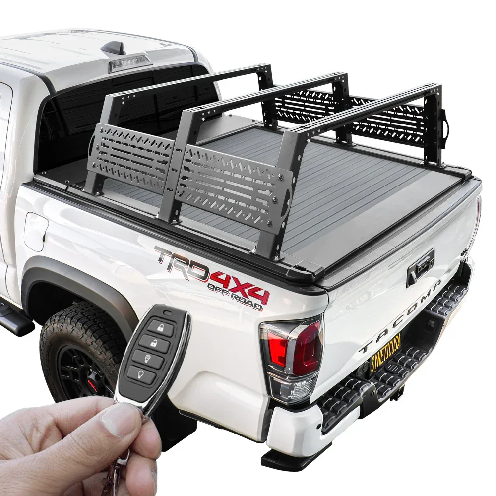 [2-in-1 Bundle] Toyota Tacoma Retractable Tonneau Cover w/ Rack System - Image 25