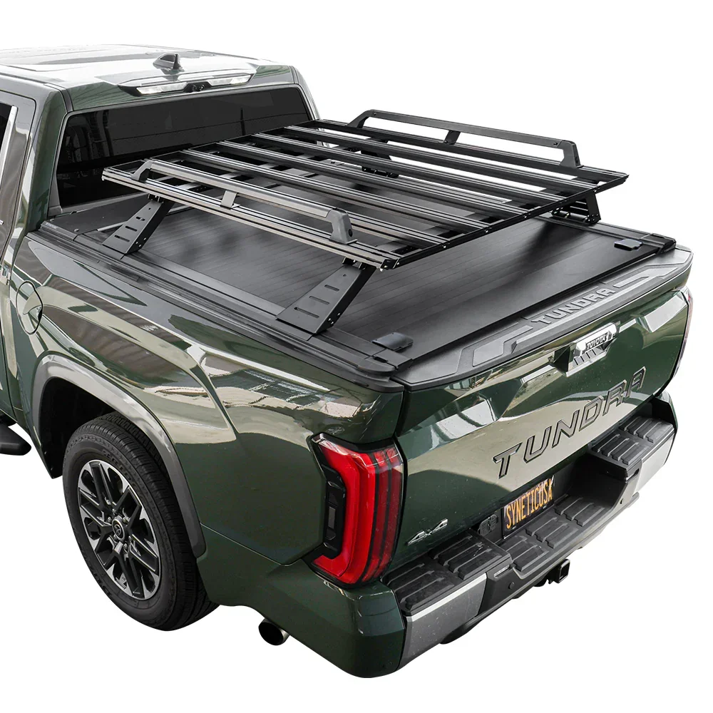 [2-in-1 Bundle] Toyota Tundra Retractable Tonneau Cover w/ Rack System - Image 11