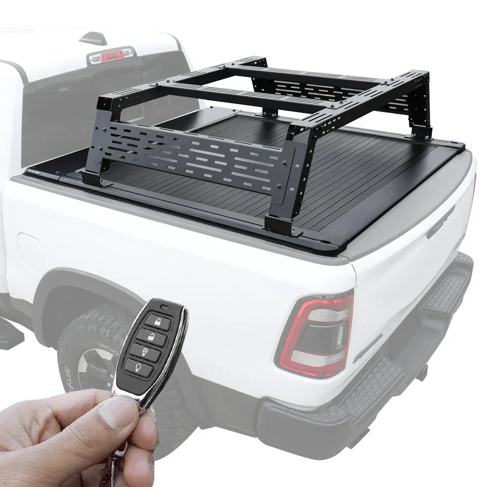 [2-in-1 Bundle] Ford Ranger Retractable Tonneau Cover w/ Rack System - Image 36