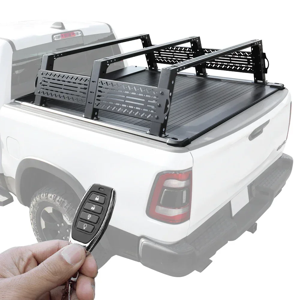 [2-in-1 Bundle] Ford Ranger Retractable Tonneau Cover w/ Rack System - Image 43