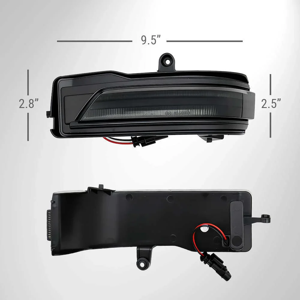 2 pcs Dynamic Amber LED Side Mirror Marker Blinkers For RAM - Image 6
