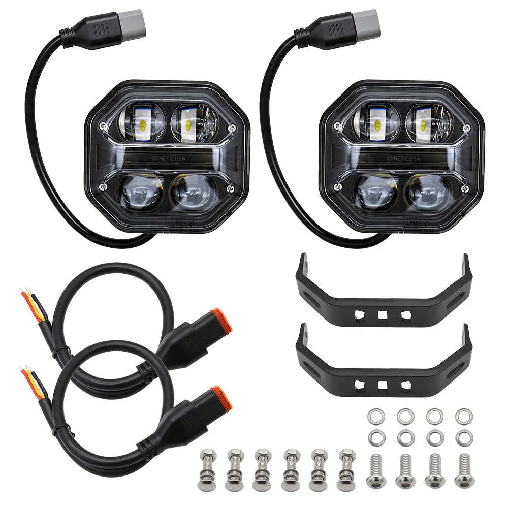 Off Road AT-Series LED Spot Light Pods with Projector Lens - Image 10