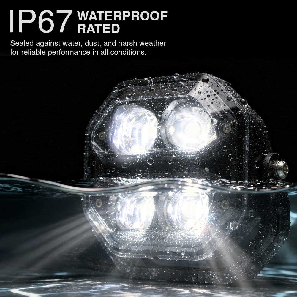 Off Road AT-Series LED Spot Light Pods with Projector Lens - Image 4