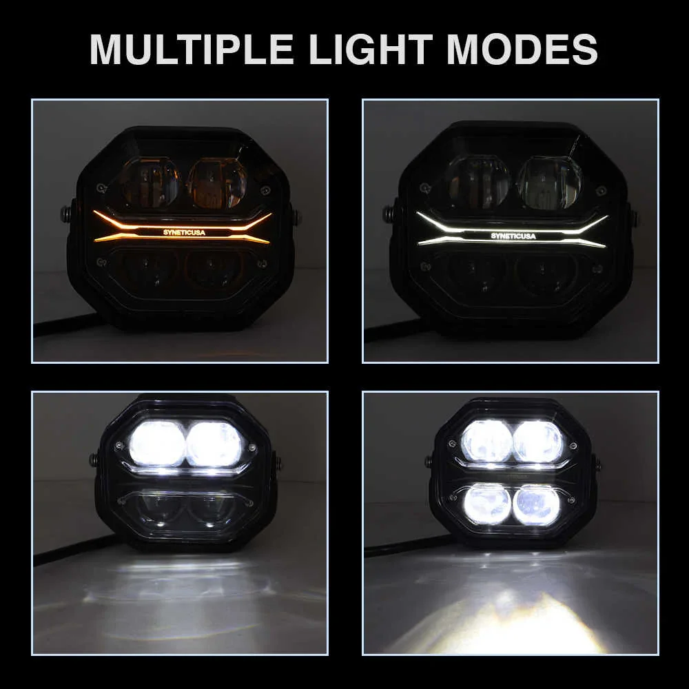 Off Road AT-Series LED Spot Light Pods with Projector Lens - Image 7