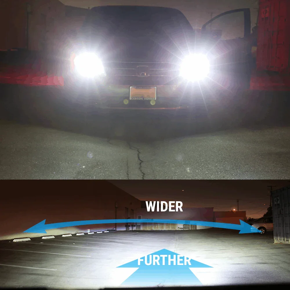 COB-2S Series LED Headlight Fog Light Bulbs (9005 9006 9007 H4 H7 H10 H11 H13) - Image 5