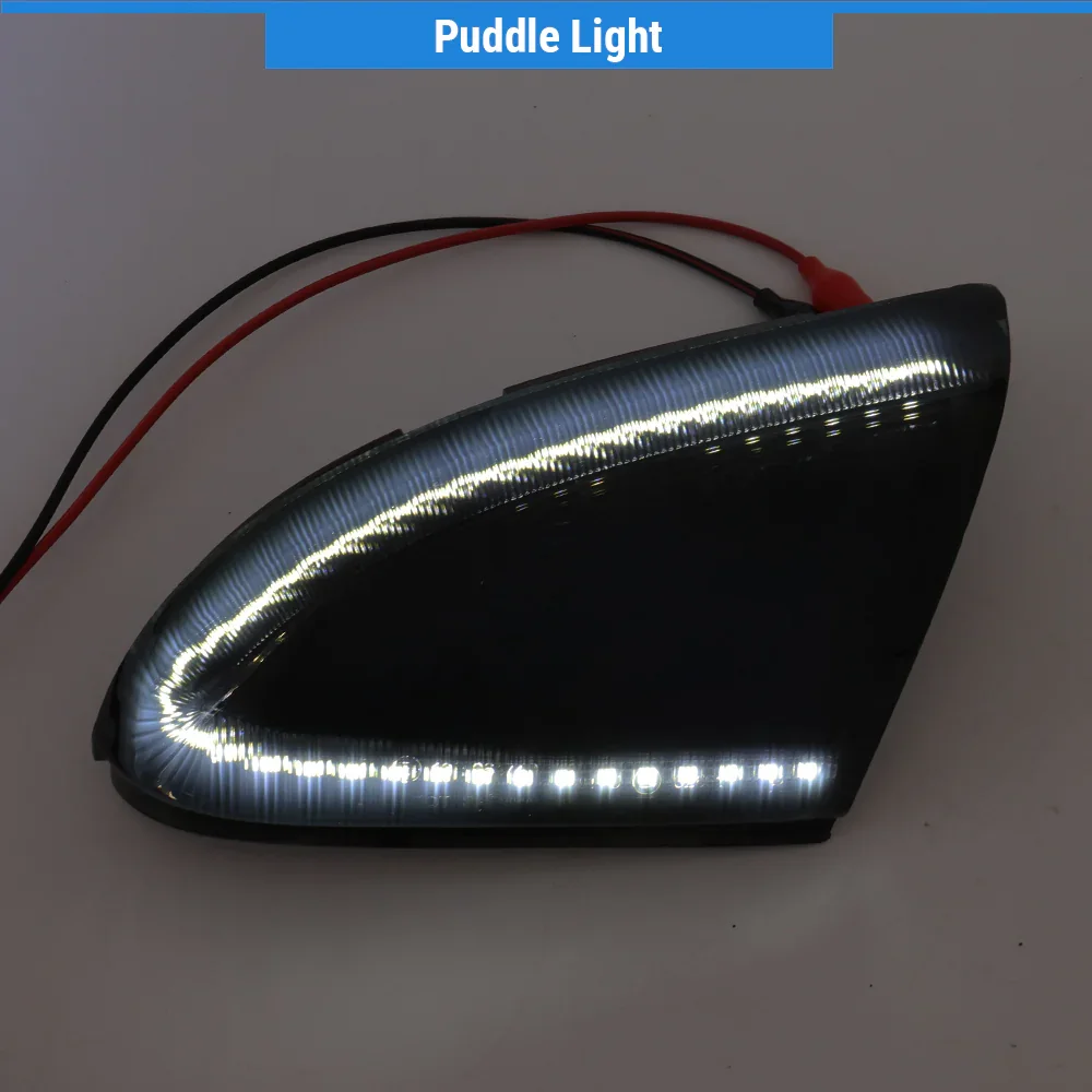 2009-2018 Ram 1500 White/Yellow LED Side Marker Blinker Puddle Light Assembly - Image 6
