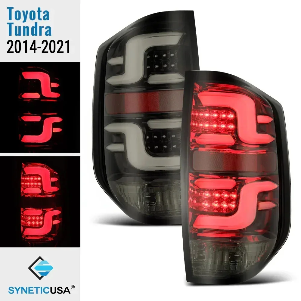 2014 - 2021 Toyota Tundra PRO-Series LED Tail Lights, Jet Black - Image 8