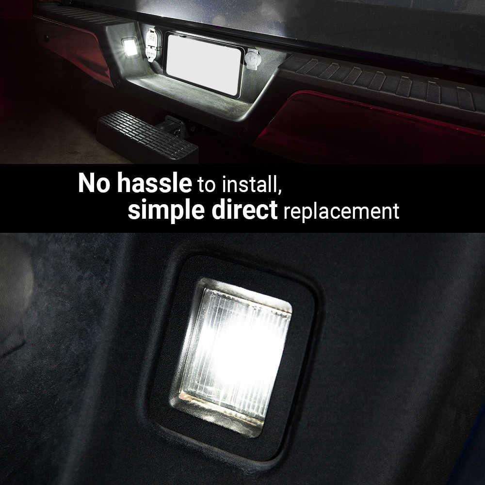 Ford F-150 White LED Tag License Plate Light Assembly (Smoke Lens) - Image 6