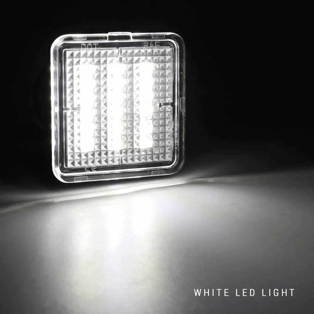 2016-2019 Tacoma / 2014-2019 Tundra LED White Tag License Plate Light Bulbs Assembly - Image 4