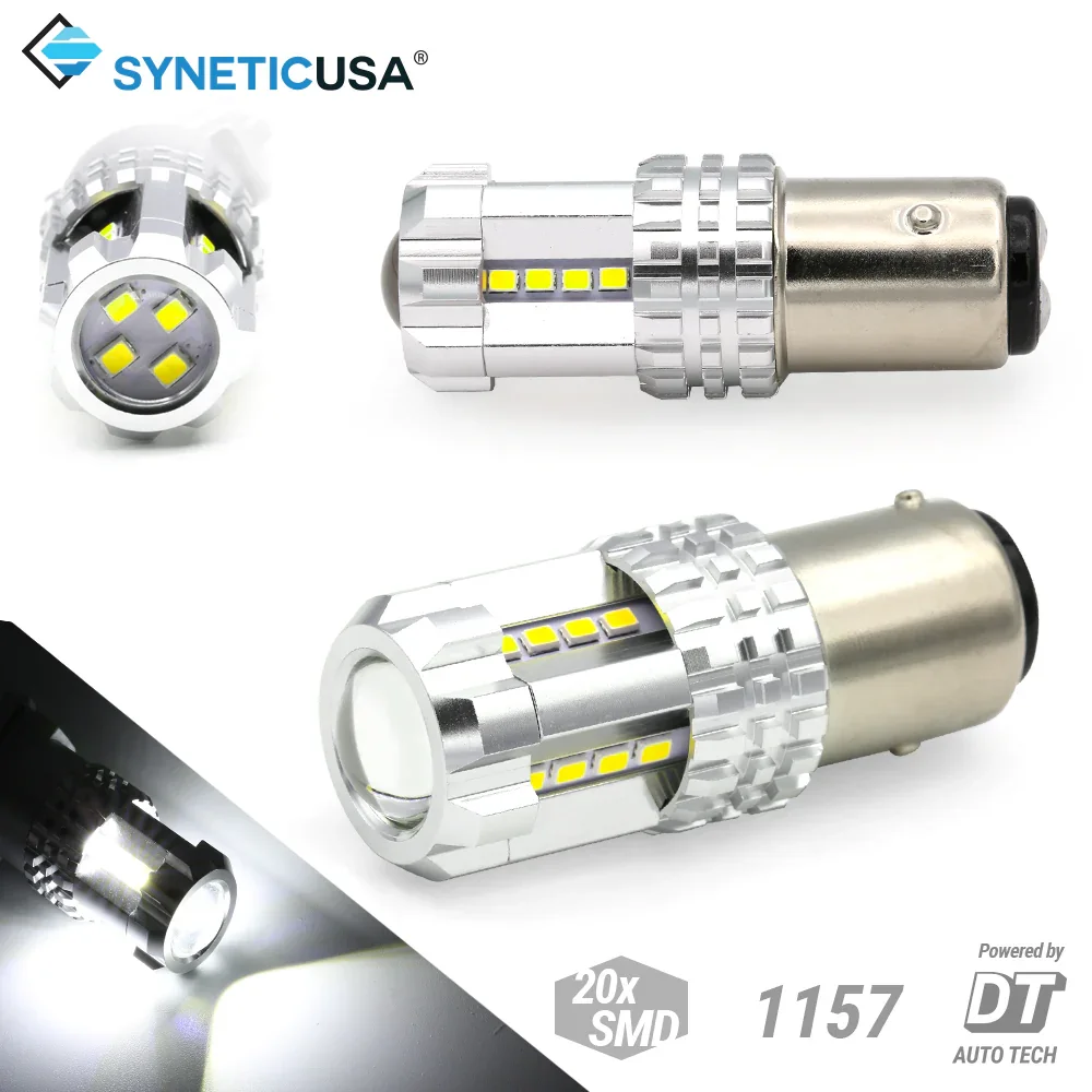 White Red Yellow LED Switchback Light Bulbs for Brake Reverse Turn Signal Light - Image 7