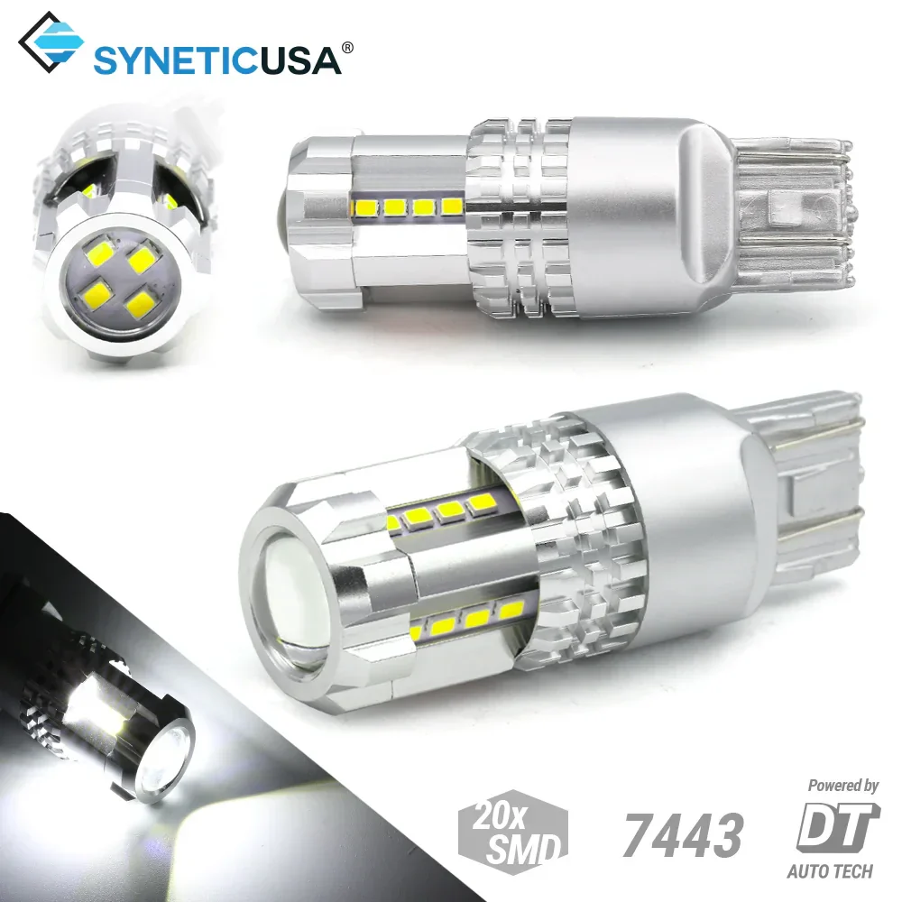 White Red Yellow LED Switchback Light Bulbs for Brake Reverse Turn Signal Light - Image 9