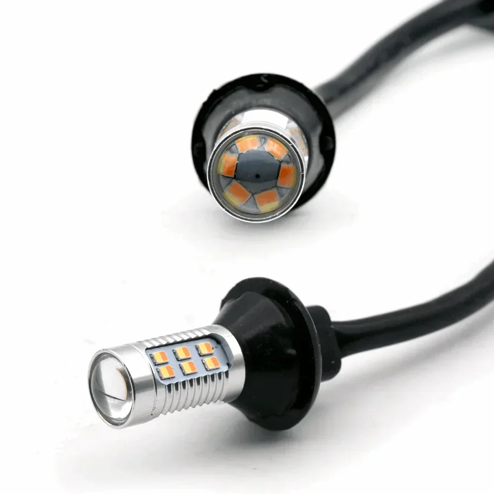 [3rd Gen] Built-in Resistor CANBUS LED Switchback Light Bulbs for Front Turn Signal Light - Image 6