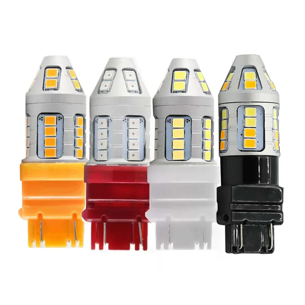 Amber Red White Switchback Strobe LED Light Bulbs for Turn Signal / Brake / Reverse Light