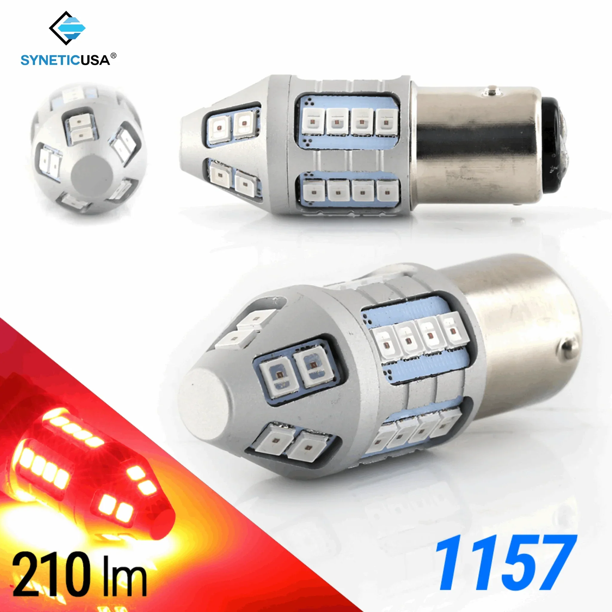 Amber Red White Switchback Strobe LED Light Bulbs for Turn Signal / Brake / Reverse Light - Image 13