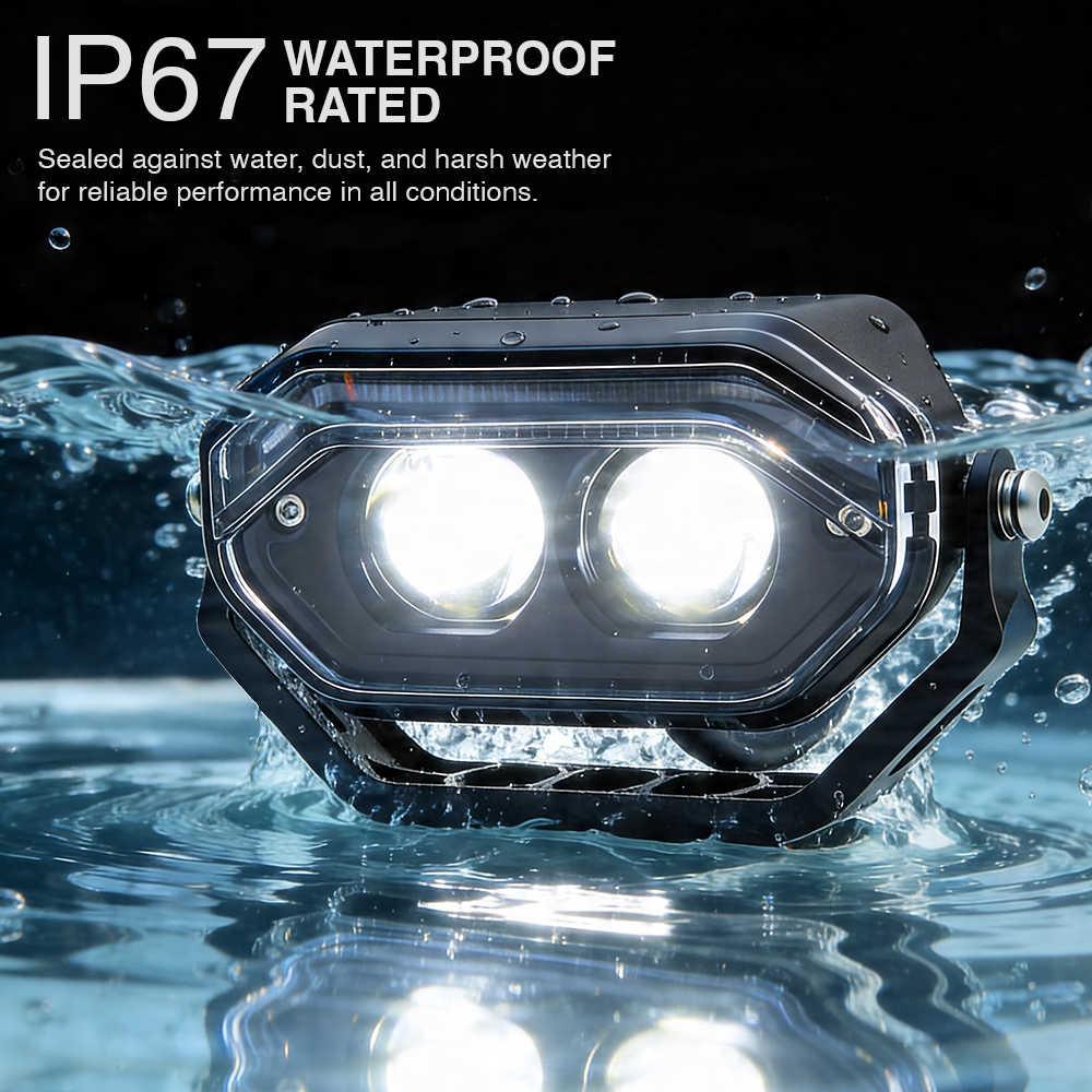 2pcs High Power Off-Road 2.5" LED Spot Lights Driving Lights - Image 3