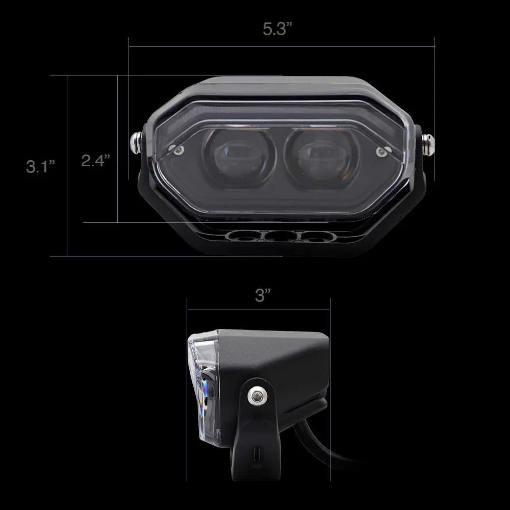 2pcs High Power Off-Road 2.5" LED Spot Lights Driving Lights - Image 7