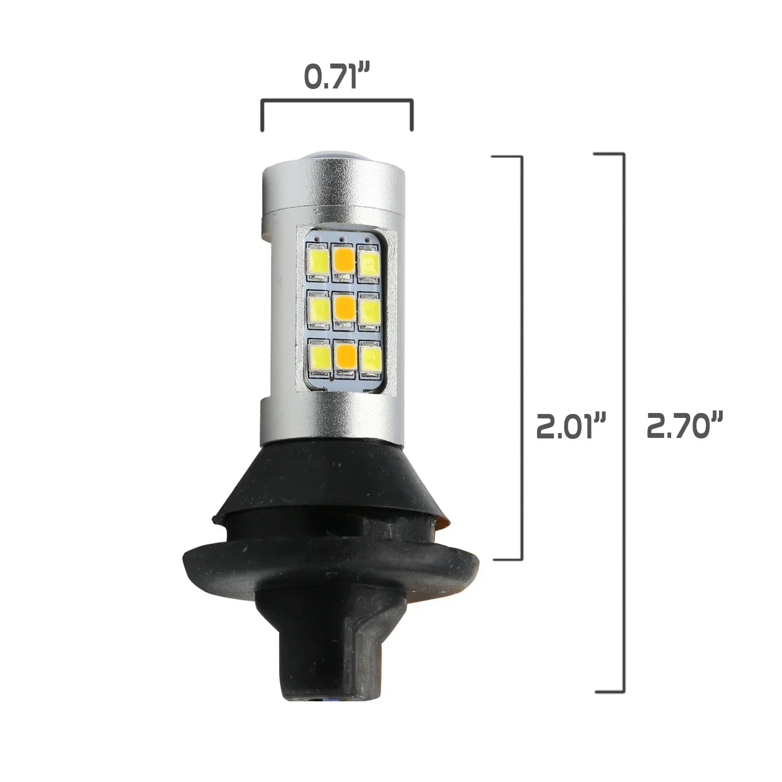 [3rd Gen] Built-in Resistors CANBUS LED Switchback Light Bulbs for Front Turn Signal Light - Image 4