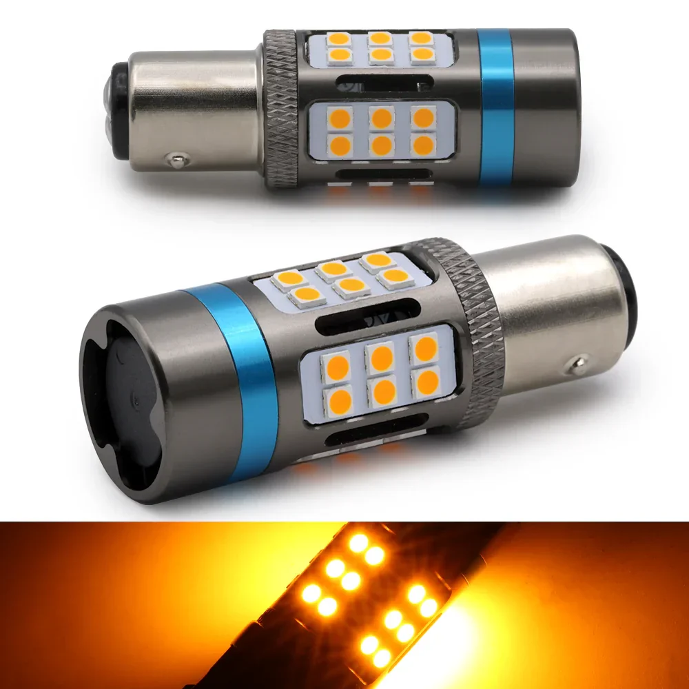 [3rd Gen] All-in-One CANBUS Amber LED Light Bulbs for Turn Signal Light - Image 7