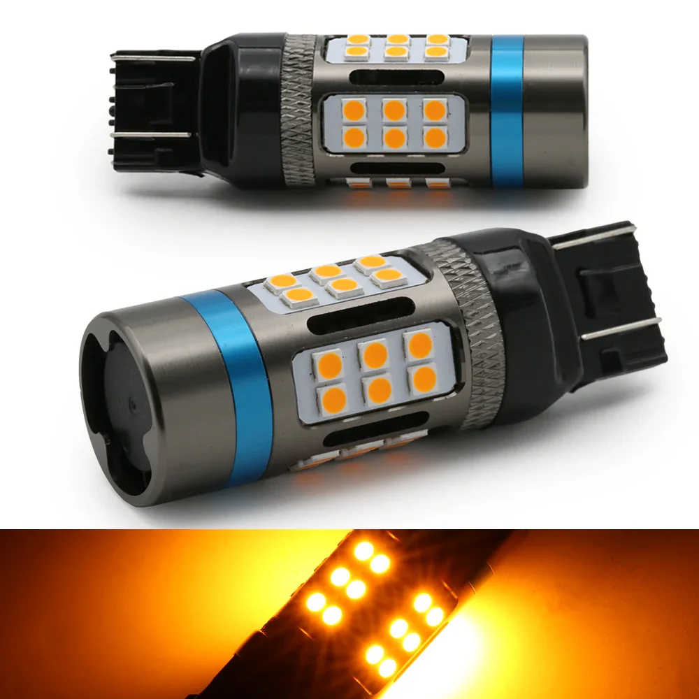 [3rd Gen] All-in-One CANBUS Amber LED Light Bulbs for Turn Signal Light - Image 8