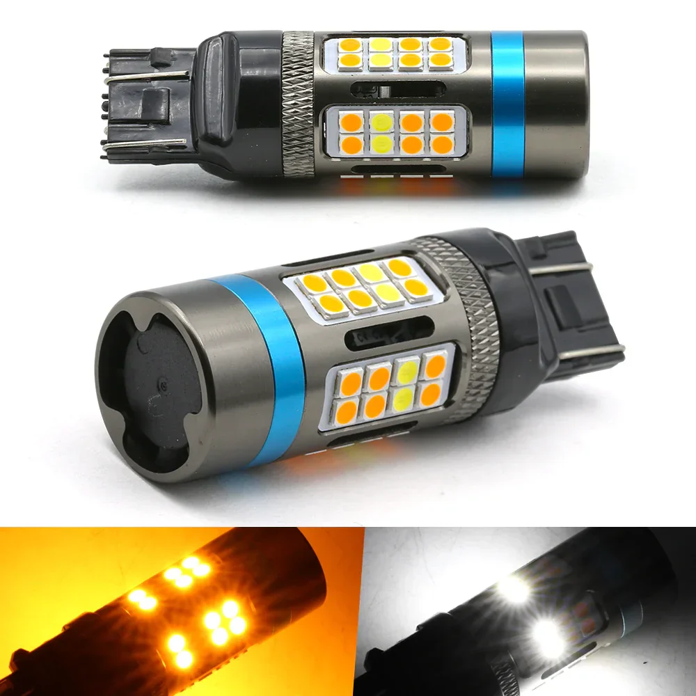 [3rd Gen] All-in-One CANBUS LED Switchback Light Bulbs for Front Turn Signal Light - Image 7
