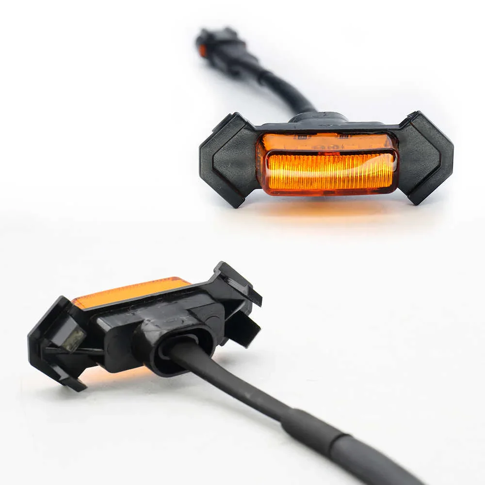 4 pcs Front Grille LED Light Kit Amber Pods For Tacoma - Image 2