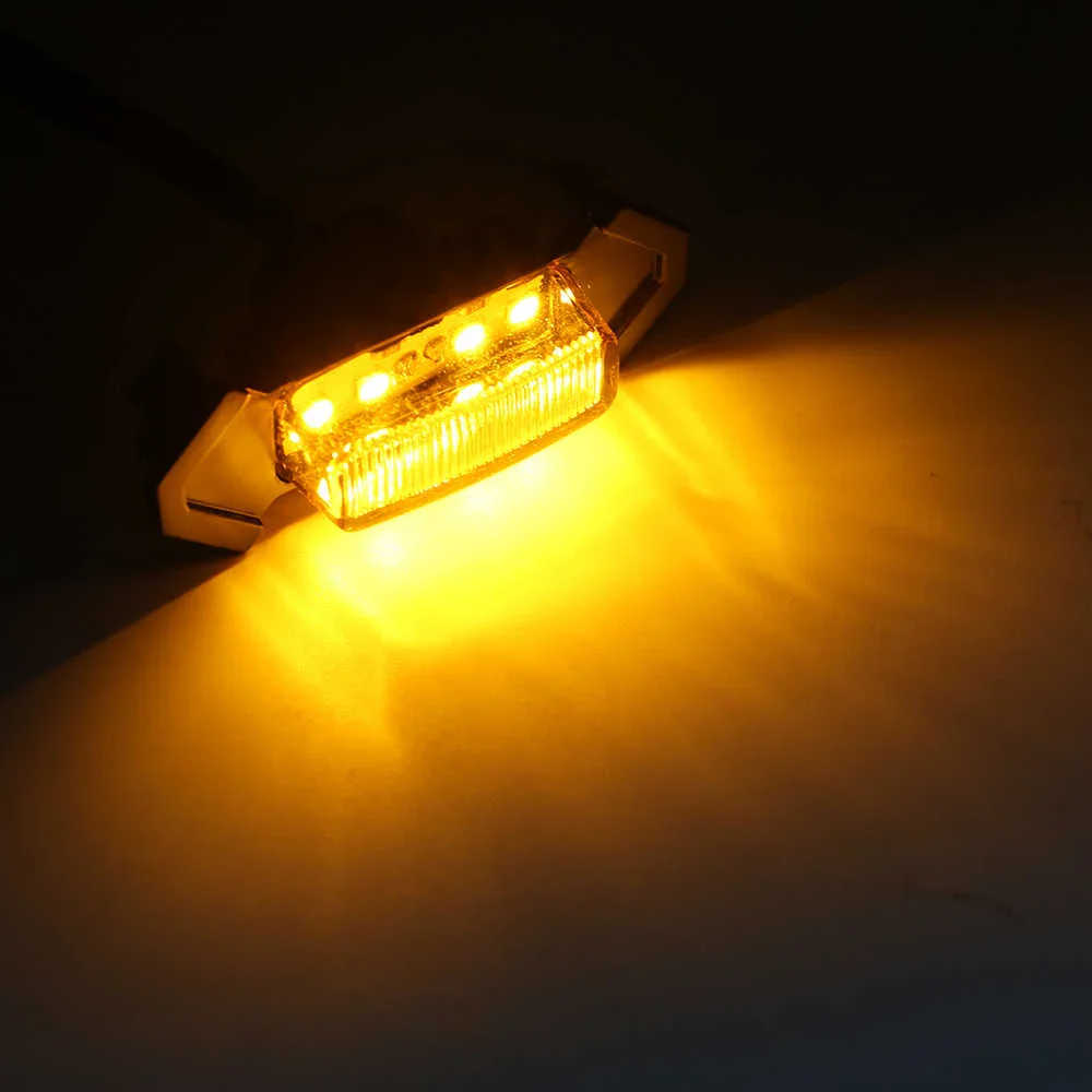 4 pcs Front Grille LED Light Kit Amber Pods For Tacoma - Image 5