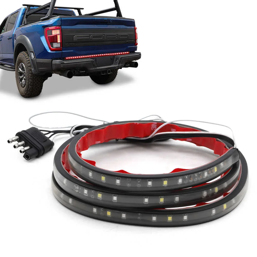 49" Single Row LED Tailgate Light Strip Brake Reverse Signal Light