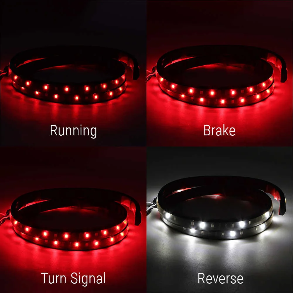 49" Single Row LED Tailgate Light Strip Brake Reverse Signal Light - Image 2