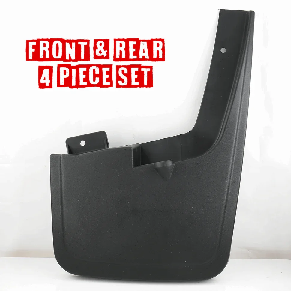 4pcs Molded Splash Guards Mud Flaps Front & Rear F150 Silverado RAM Tacoma - Image 3