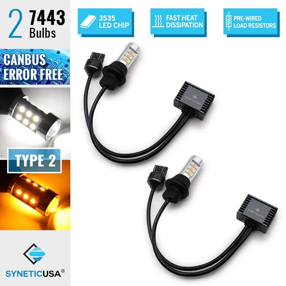 [4th Gen] Built-in Resistors CANBUS LED Switchback Light Bulbs for Front Turn Signal Lights - Image 10