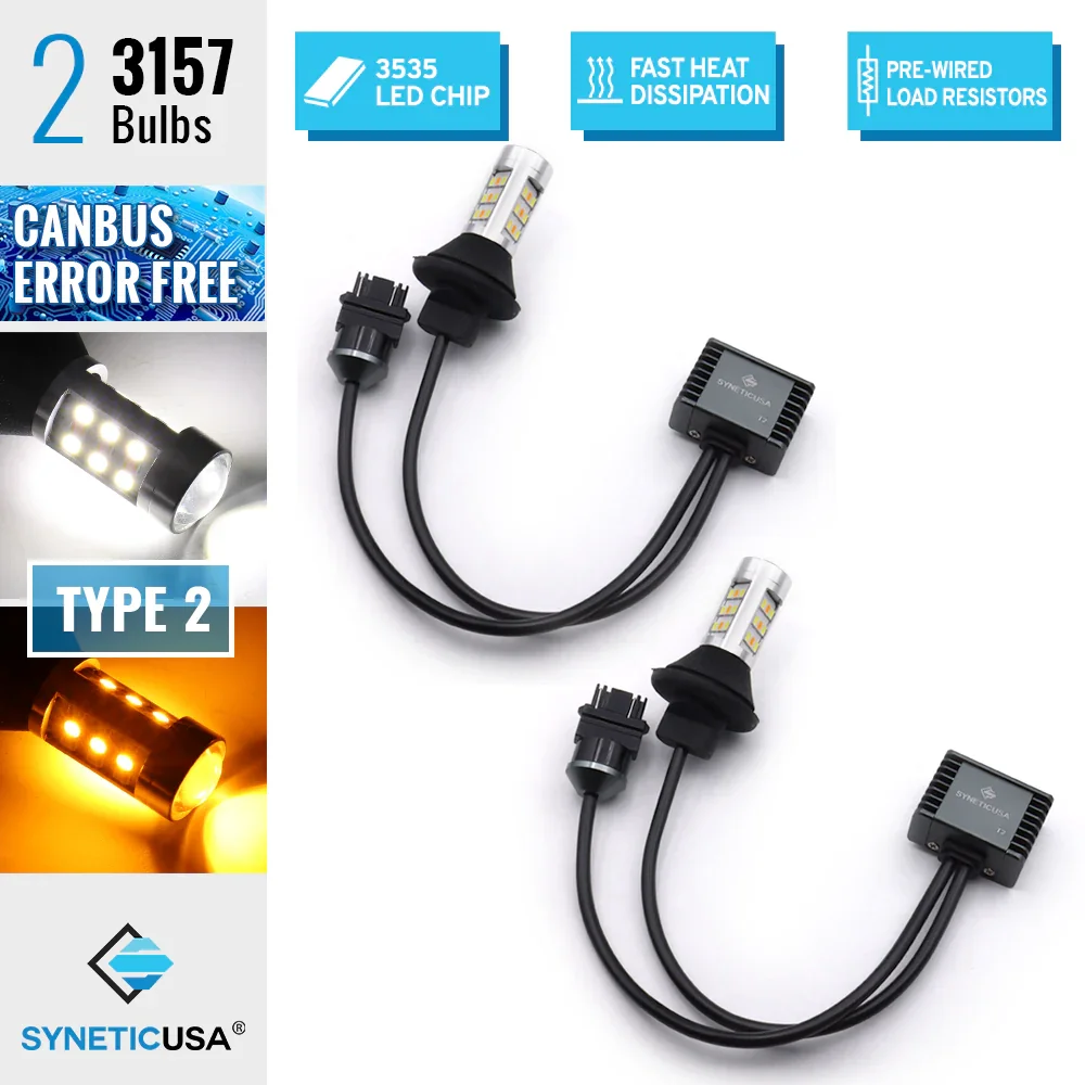 [4th Gen] Built-in Resistors CANBUS LED Switchback Light Bulbs for Front Turn Signal Lights - Image 8