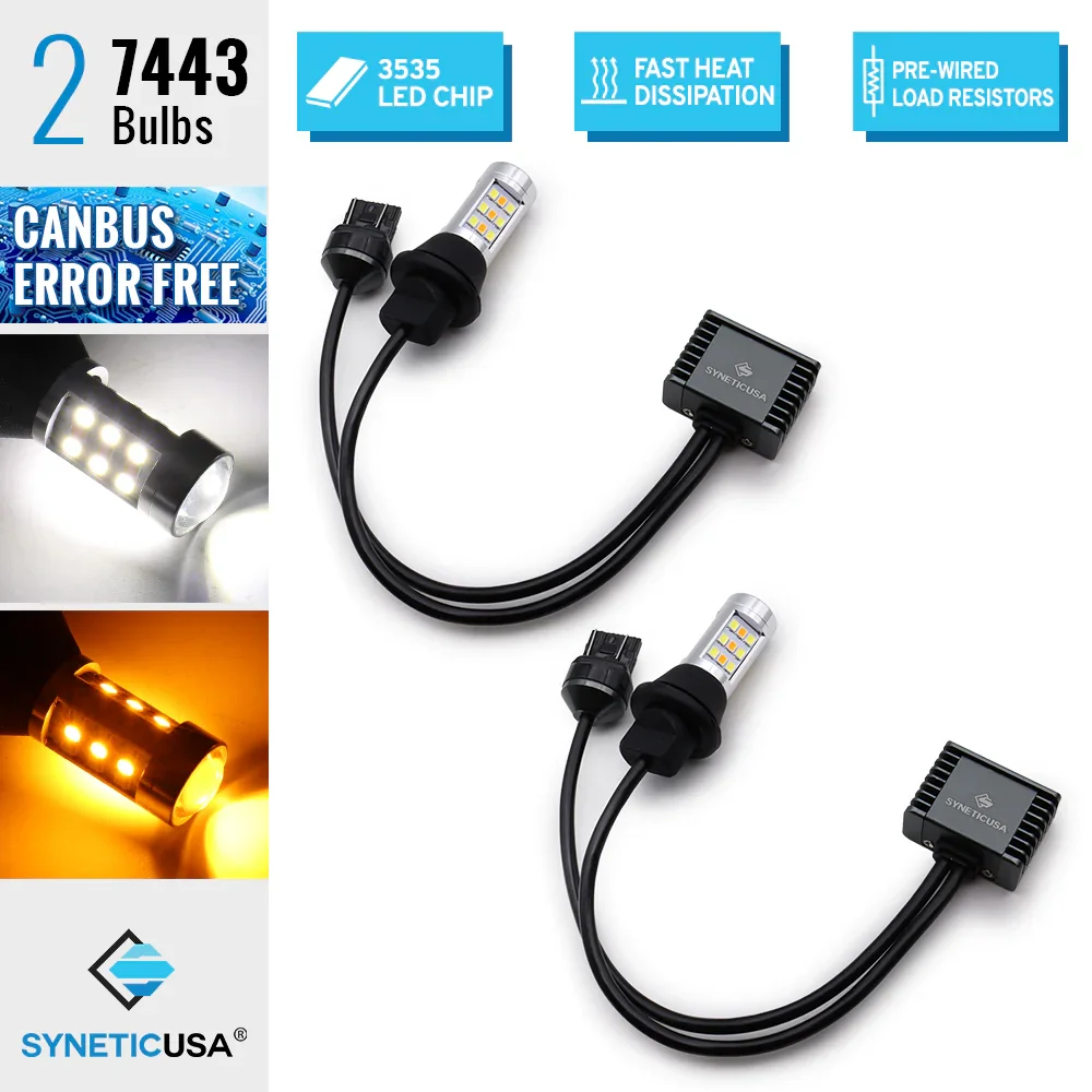 [4th Gen] Built-in Resistors CANBUS LED Switchback Light Bulbs for Front Turn Signal Lights - Image 9