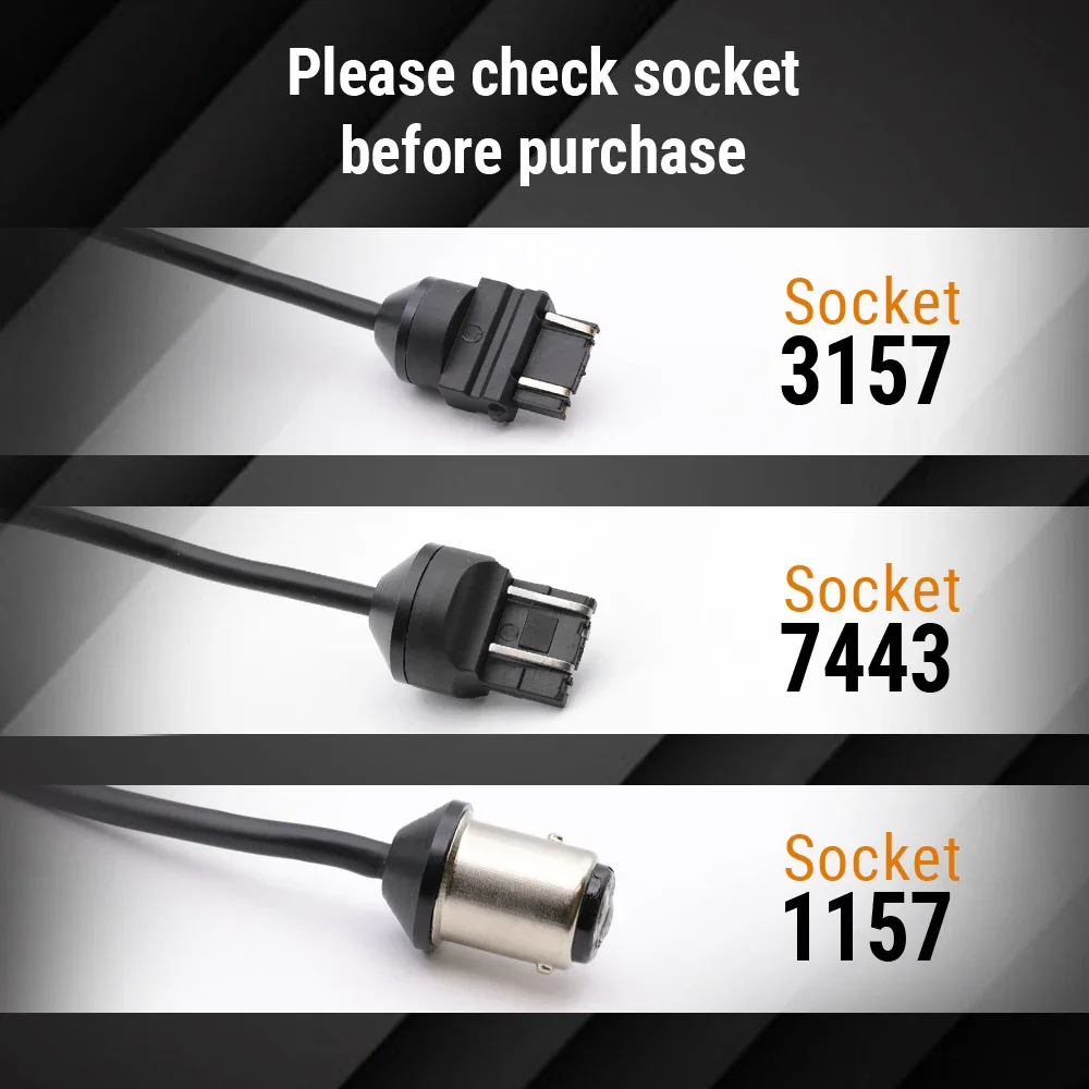 [5th Gen] Built-in Resistor CANBUS LED Switchback Light Bulbs for Front Turn Signal Light - Image 10