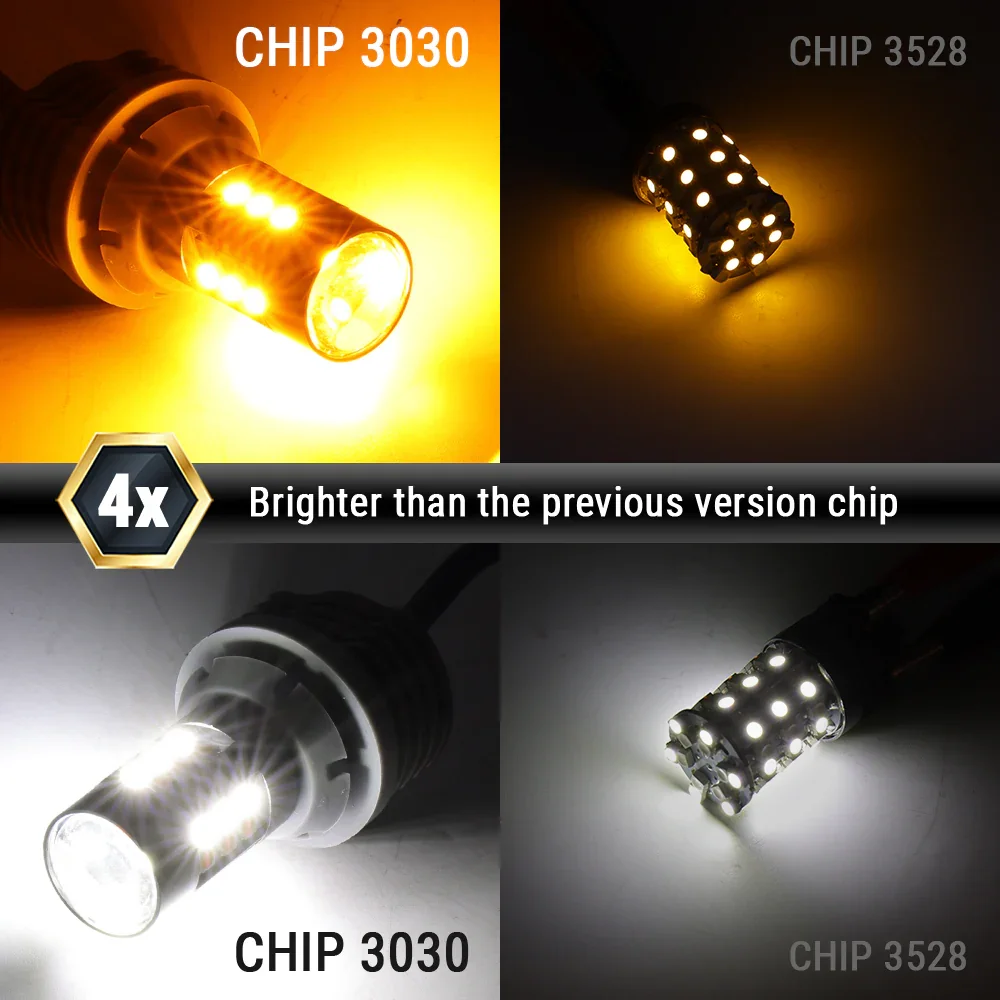 [5th Gen] Built-in Resistor CANBUS LED Switchback Light Bulbs for Front Turn Signal Light - Image 7